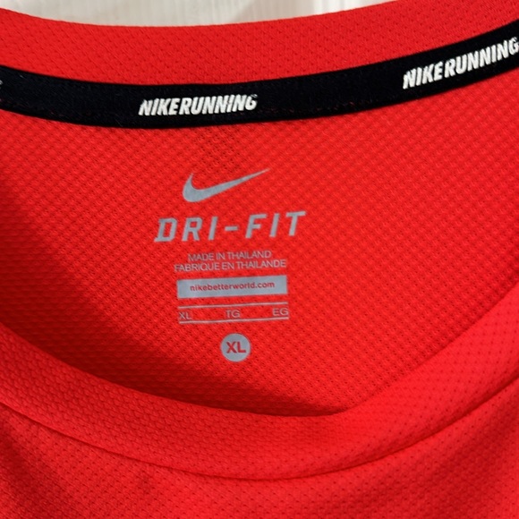 Nike Mens Running Tee Dri Fit Short Sleeve Round Neck Size XL - Picture 7 of 7